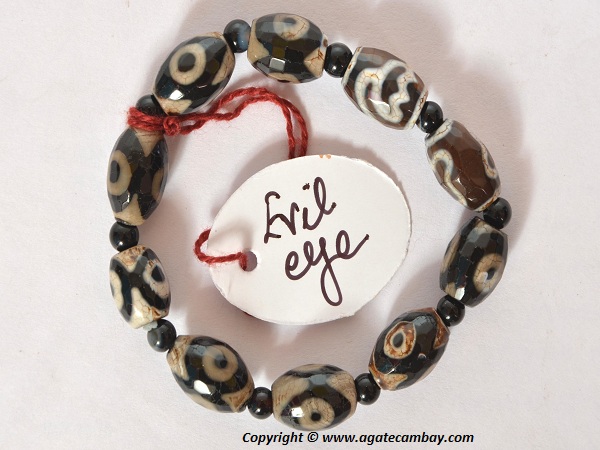 Evil Eye Bead Bracelet