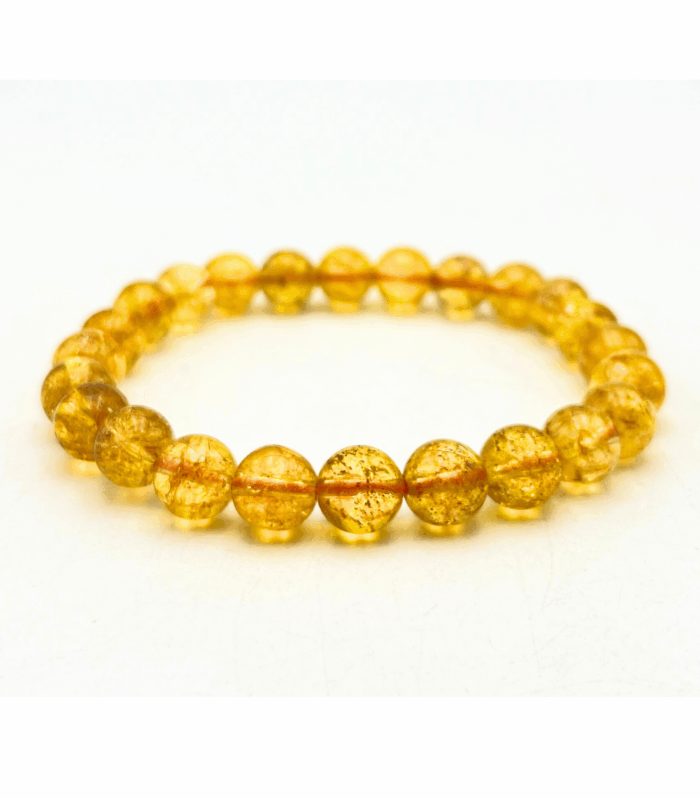 Citrine Heated Single Stone Bracelet