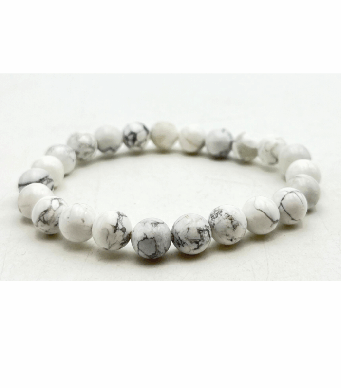 Howlite Single Stone Bracelet