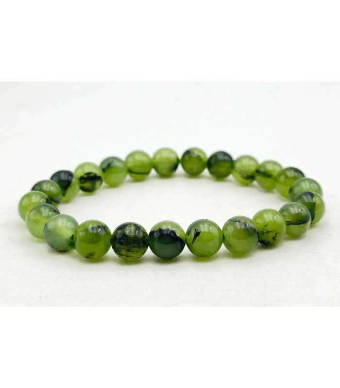 Prehnite Single Stone Bracelet