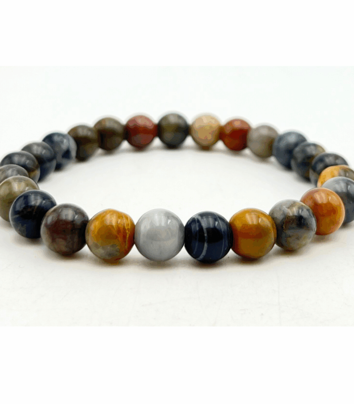 Petrified Wood Single Stone Bracelet