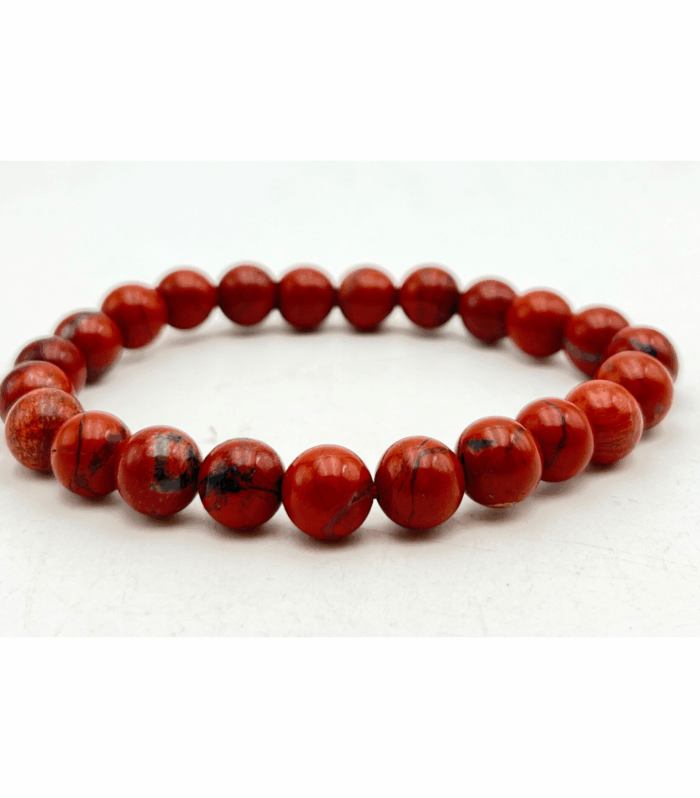 Red Jasper Single Stone Bracelet