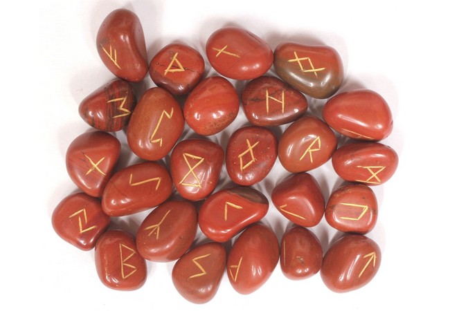 Red Jasper Rune Set
