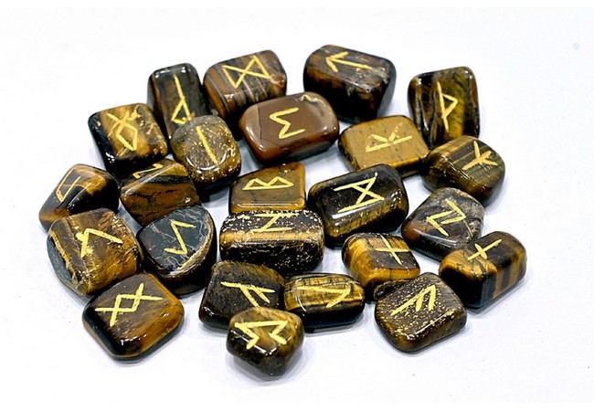 Tiger Eye Rune Set