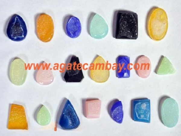 Druzied Pendants with hook