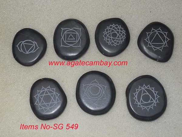 Chakra Hot Stone Massage Set