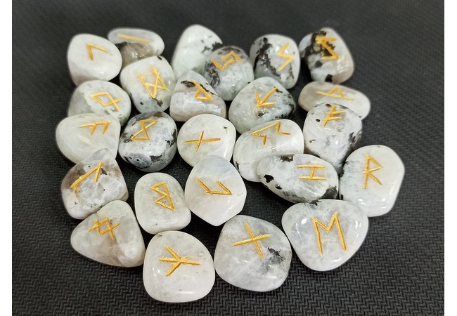 Rainbow Moonstone Rune Set