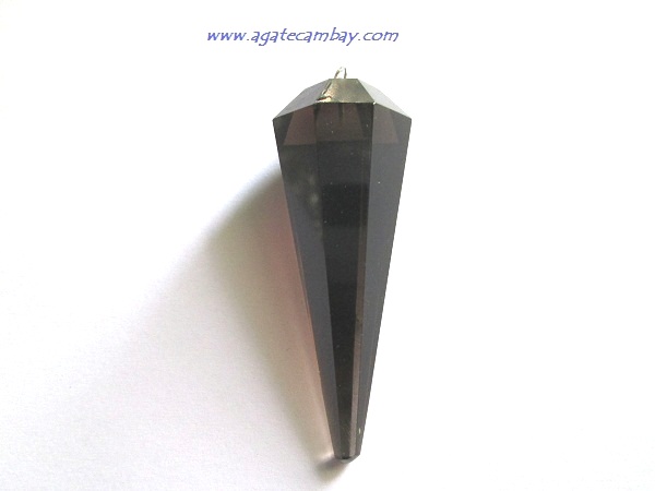 50 mm Smoky Quartz Pendulum Pendants