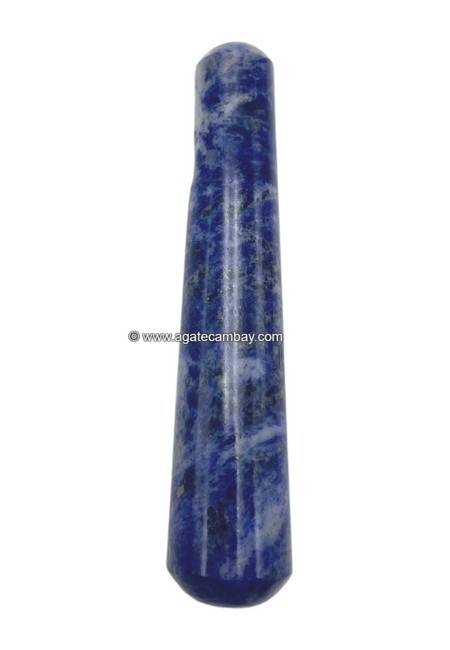 Gemstone Sodalite Plain Massage Wand