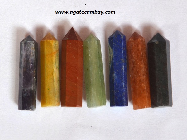 Chakra Pencil Point Set with Black Pouch