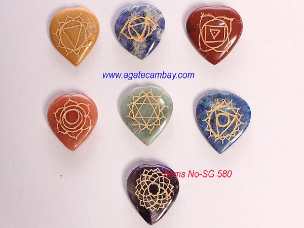 Engrave Chakra Heart Set