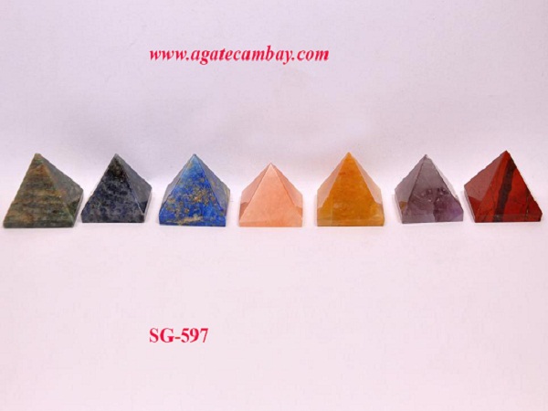 Chakra Pyramid Set
