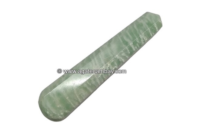 Gemstone Amazonite Facet Massage Wand