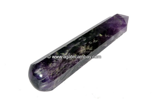 Gemstone Amethyst Facet Massage Wand