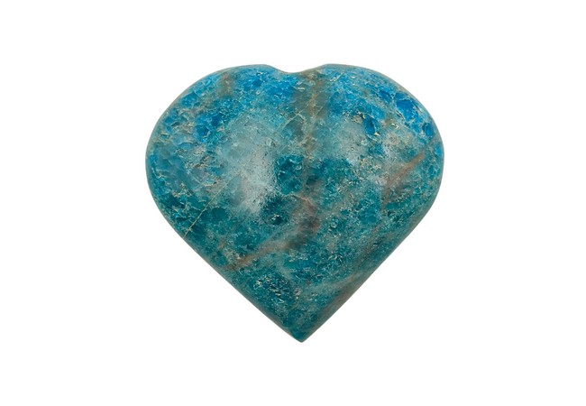 Gemstone Apatite Heart