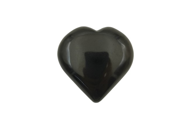 Gemstone Black Agate Heart