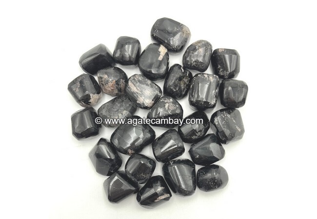 Gemstone Black Tourmaline (Natural) Tumbled Stone