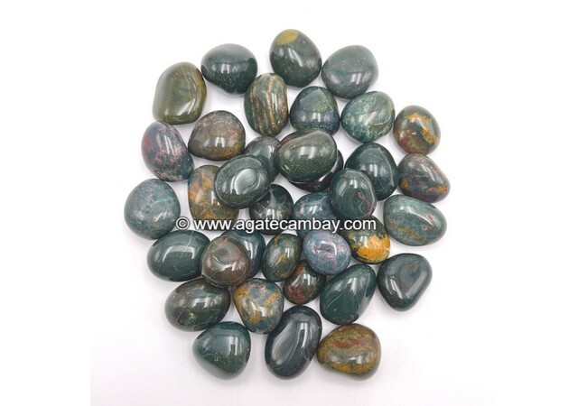 Gemstone Bloodstone Tumbled Stone