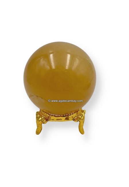 Calcite (Yellow) Gemstone Ball (Sphere)