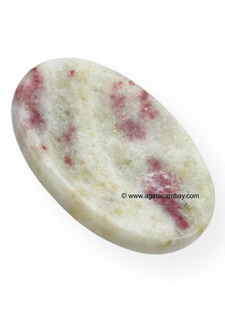 Cinnabarite Worry Stone