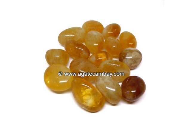 Gemstone Citrine Tumbled Stone