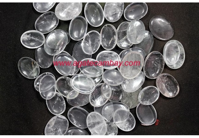 Crystal Quartz Worry Stone