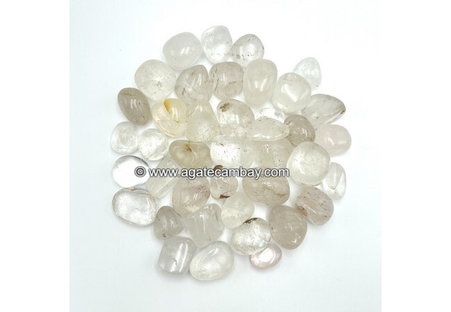 Gemstone Clear Quartz Tumbled Stone