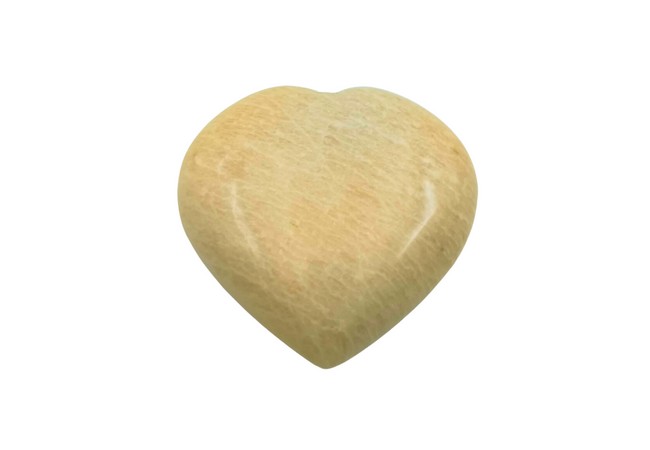 Gemstone Cream Moonstone Heart
