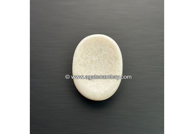 Cream Moonstone Worry Stone