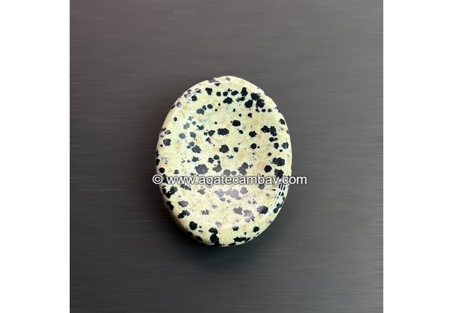 Dalmatian Jasper Worry Stone