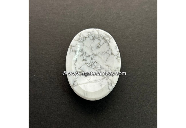 Howlite Worry Stone