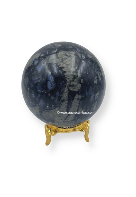 Indigo Gabbro Gemstone Ball (Sphere)