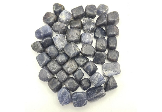 Gemstone Iolite Tumbled Stone