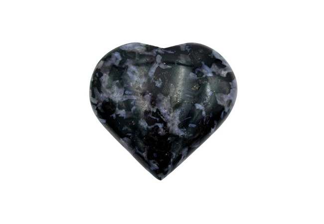 Gemstone Larvikite Heart