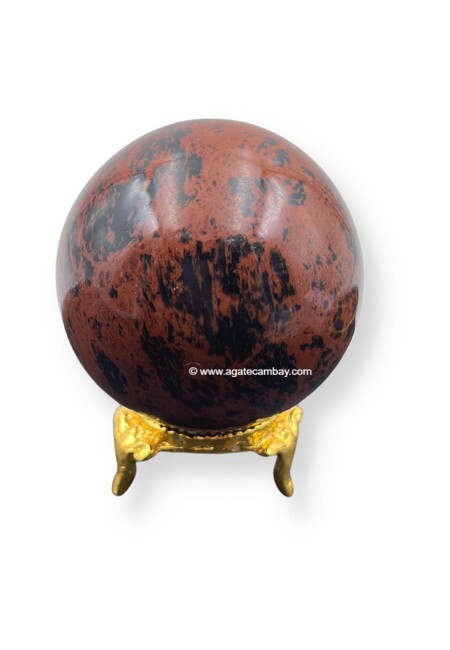 Mahogany Obsidian Gemstone Ball (Sphere)