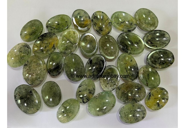 Prehnite (Epidote) Worry Stone