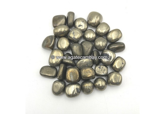 Gemstone Pyrite Tumbled Stone