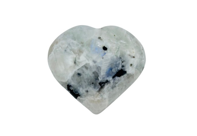 Gemstone Rainbow Moonstone Heart