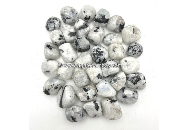 Gemstone Rainbow Moonstone Tumbled Stone