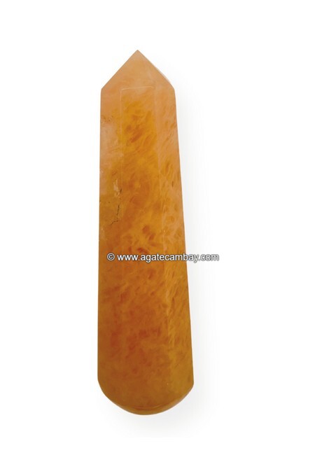Gemstone Red Aventurine Facet Massage Wand