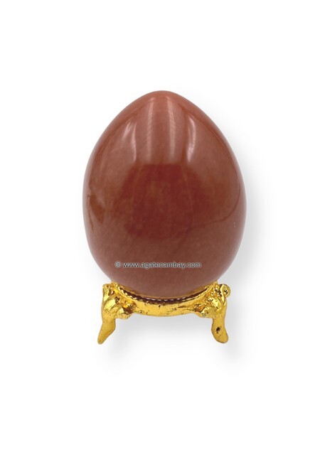 Red Aventurine Gemstone EGGS