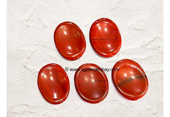 Red Jasper Worry Stone