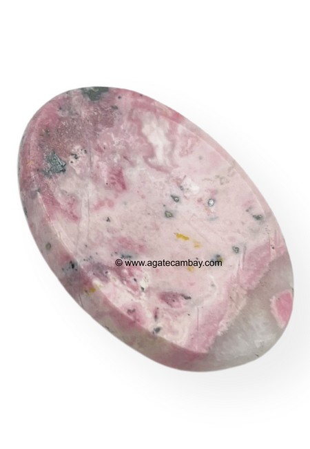 Rhodochrosite Worry Stone