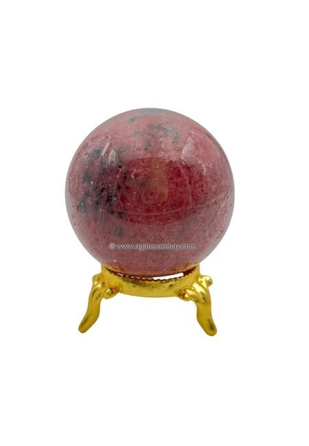 Rhodonite Gemstone Ball (Sphere)