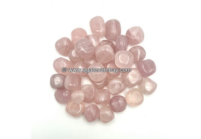 Gemstone Rose Quartz Tumbled Stone