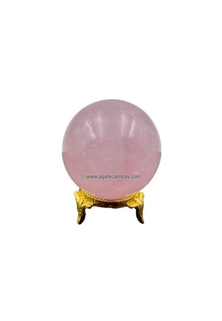 Rose Quartz Gemstone Ball (Sphere)