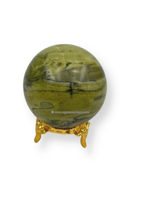 Serpentine Gemstone Ball (Sphere)