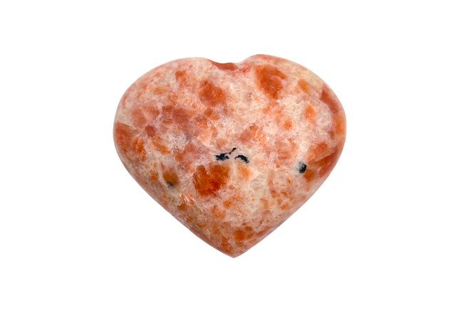 Gemstone Sunstone Heart