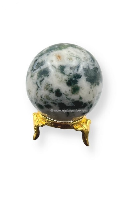 Tree Agate Gemstone Ball (Sphere)