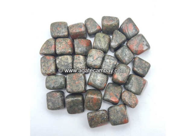 Gemstone Unakite Tumbled Stone